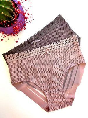 Трусики з високою посадкою&nbsp;мікрофібра-соти #2249 2249 фото